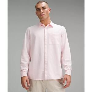 Lululemon Men's Commission Long-Sleeve Shirt Strawberry Milkshake XXL NWT